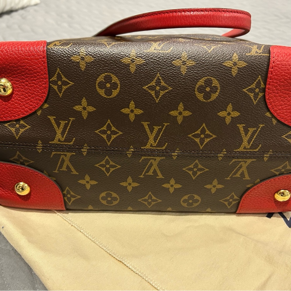 Louis Vuitton Red and Brown Monogram Tote(Estrella new model) - Picture 12 of 16
